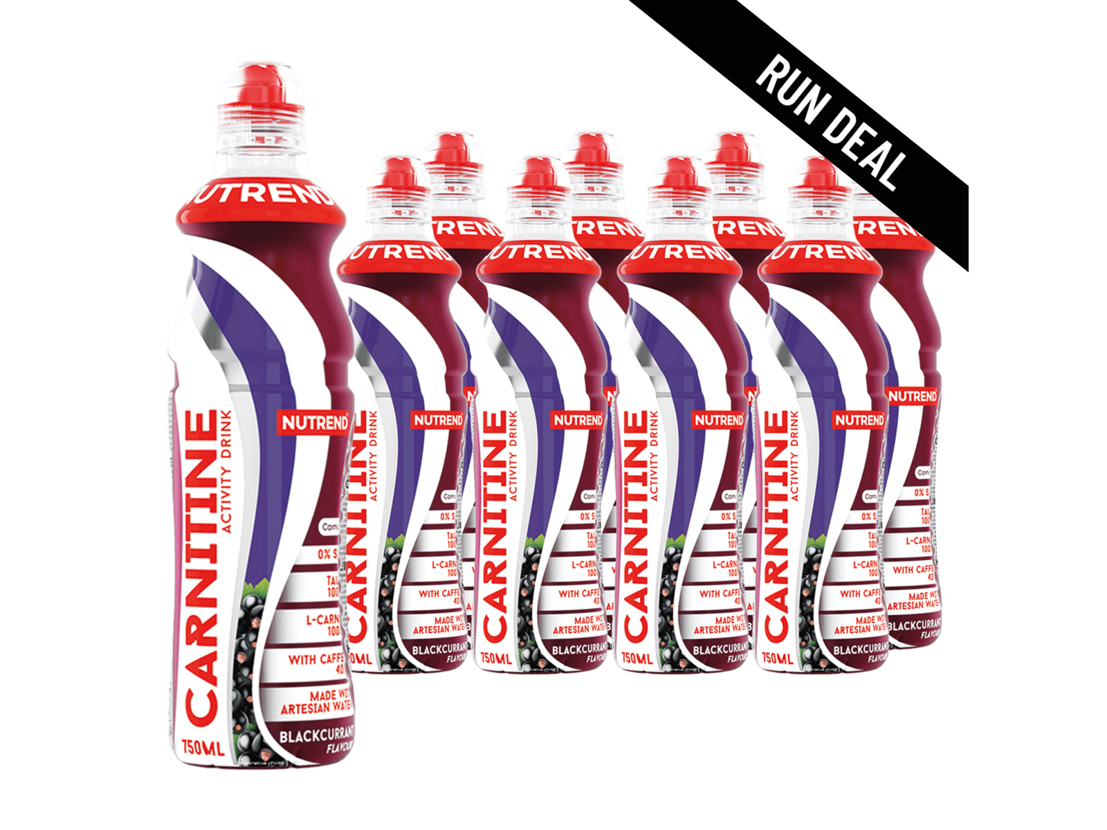 Nutrend - Carnitine Activity Drink (8-pack) (Blackcurrant - 8 x 750 ml)