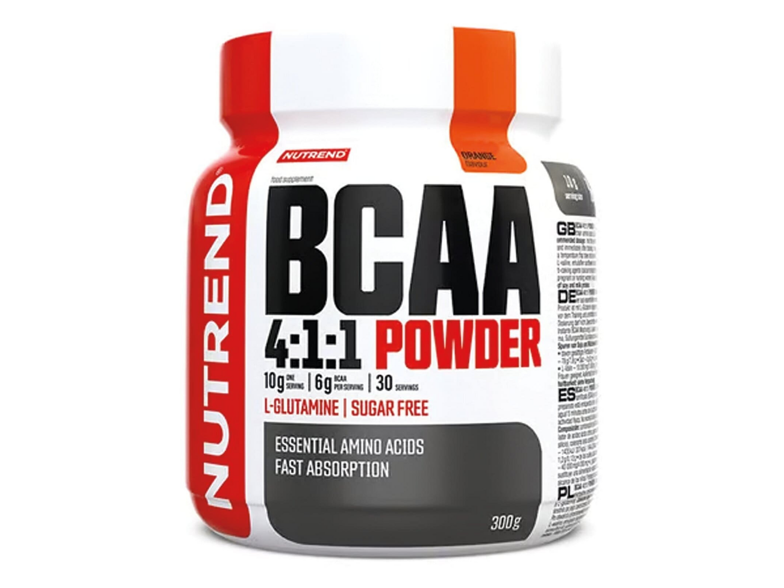 BCAA 4:1:1 Powder (Orange - 300 gram) - NUTREND
