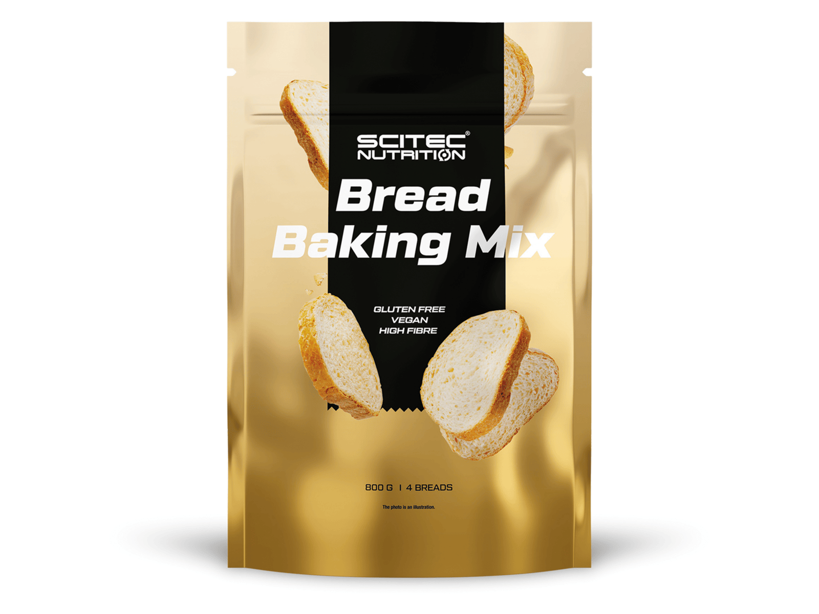 Scitec Nutrition - SC - Bread Baking Mix (Unflavoured - 800 gram)