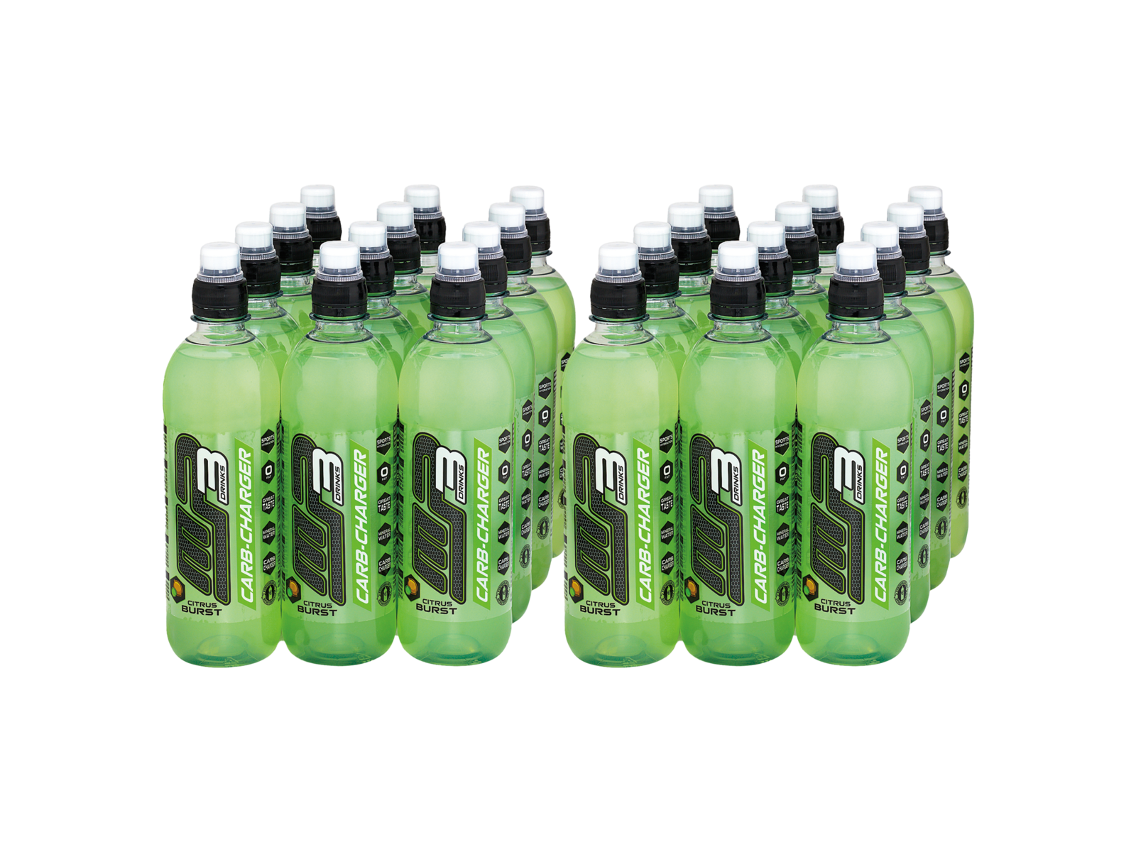 MP3 - Carb-Charger (Citrus Burst - 24 x 500 ml) - Energiedrank - Sportdrank