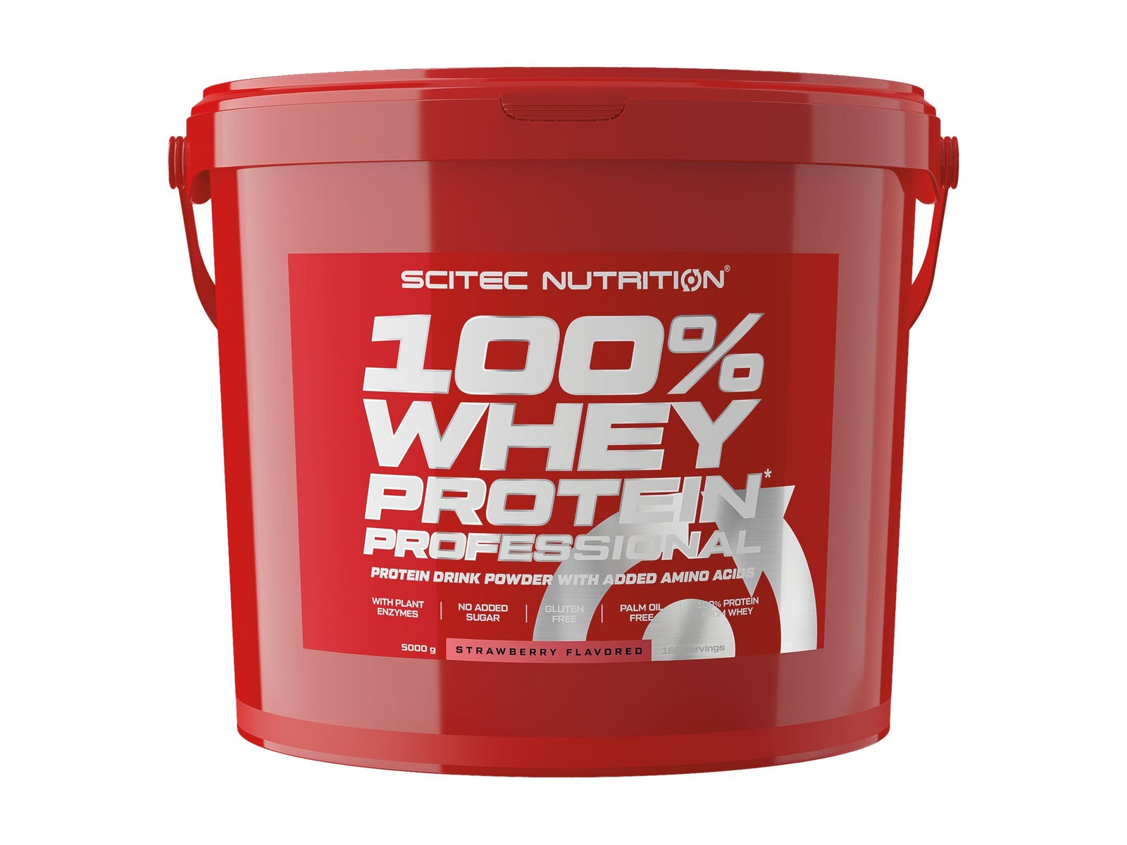 100% Whey Protein Professional (Strawberry - 5000 gram) - Scitec Nutrition - Eiwitpoeder - Eiwitshake